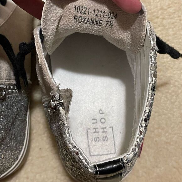 EUC SHUSHOP Sparkly Hightop Sneakers - Picture 8 of 10
